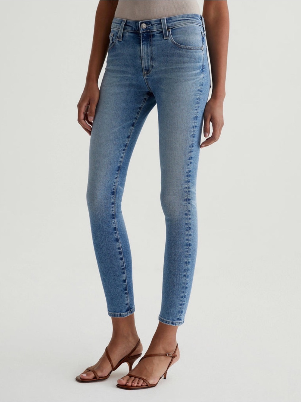 AG Adriano Goldschmied Farrah Skinny Ankle Jeans Size 29 Blue